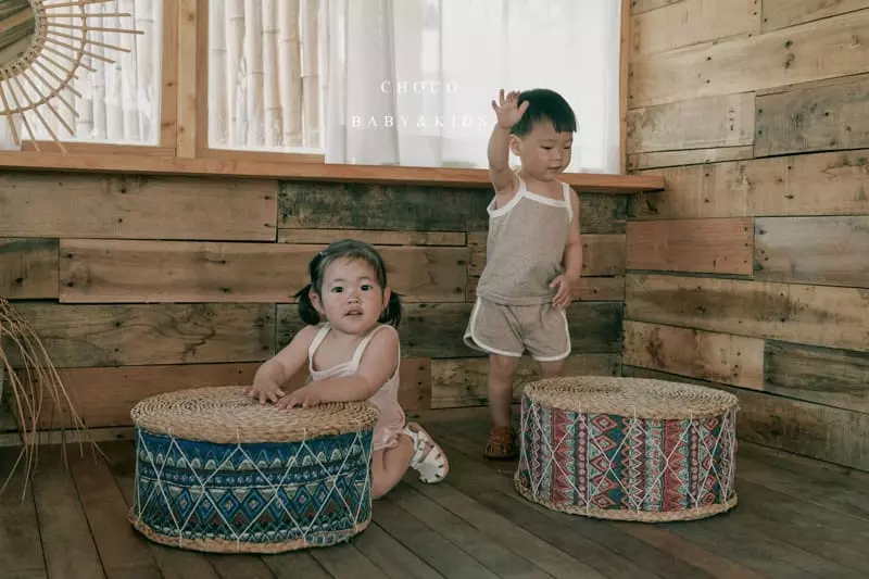 Choco bebe - Korean Children Fashion - #discoveringself - Lala Sleeveless Top Bottom Set - 7