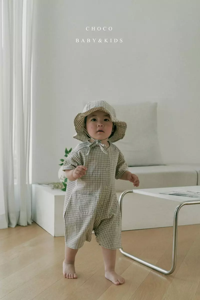 Choco bebe - Korean Children Fashion - #kidzfashiontrend - Gurmi Check String Bucket Hat - 3
