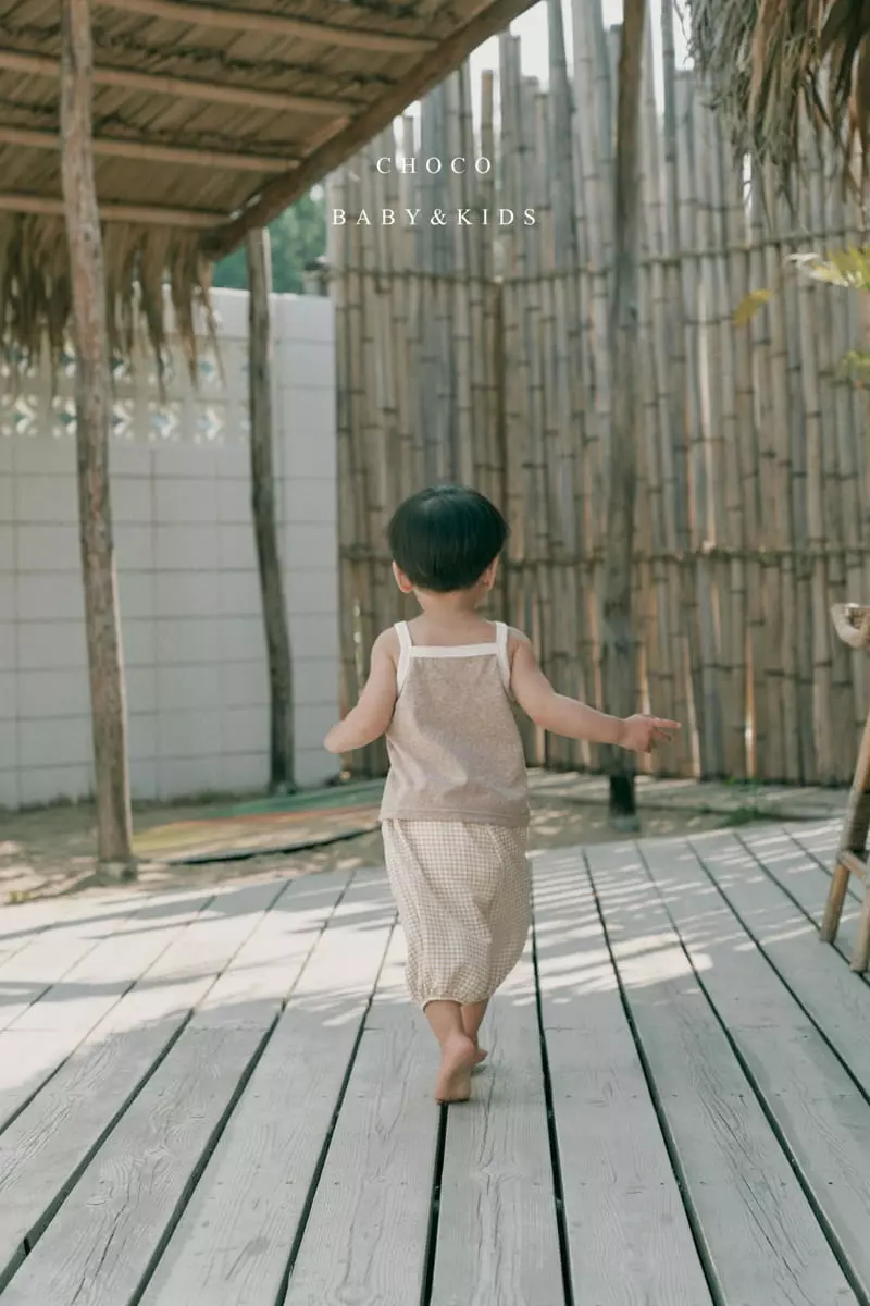 Choco bebe - Korean Children Fashion - #magicofchildhood - Sky Check Check Pants - 2