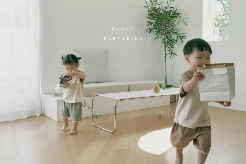 Choco bebe - Korean Children Fashion - #prettylittlegirls - Boodle Raglan Top Bottom Set
