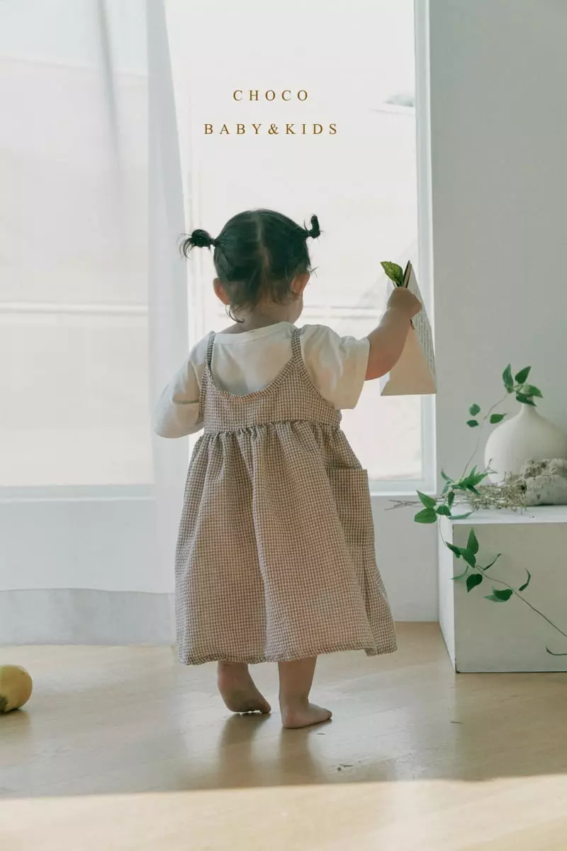 Choco bebe - Korean Children Fashion - #stylishchildhood - Banban Sleeveless Pocket One-piece - 8