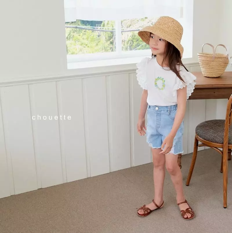 Chouette - Korean Children Fashion - #Kfashion4kids - Denim Shorts - 5