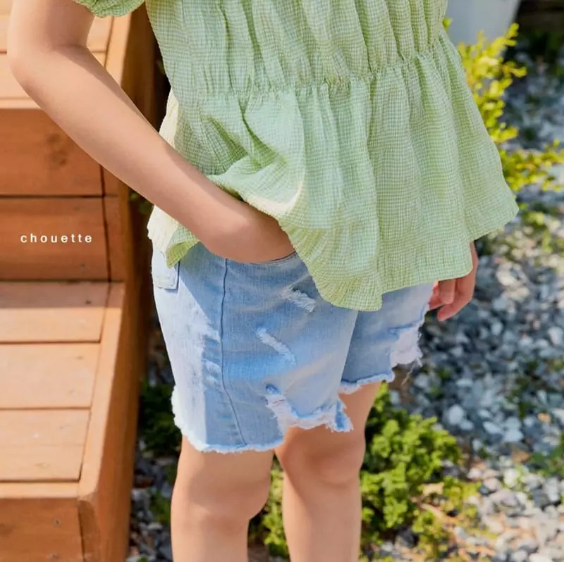 Chouette - Korean Children Fashion - #childrensboutique - Denim Shorts - 12
