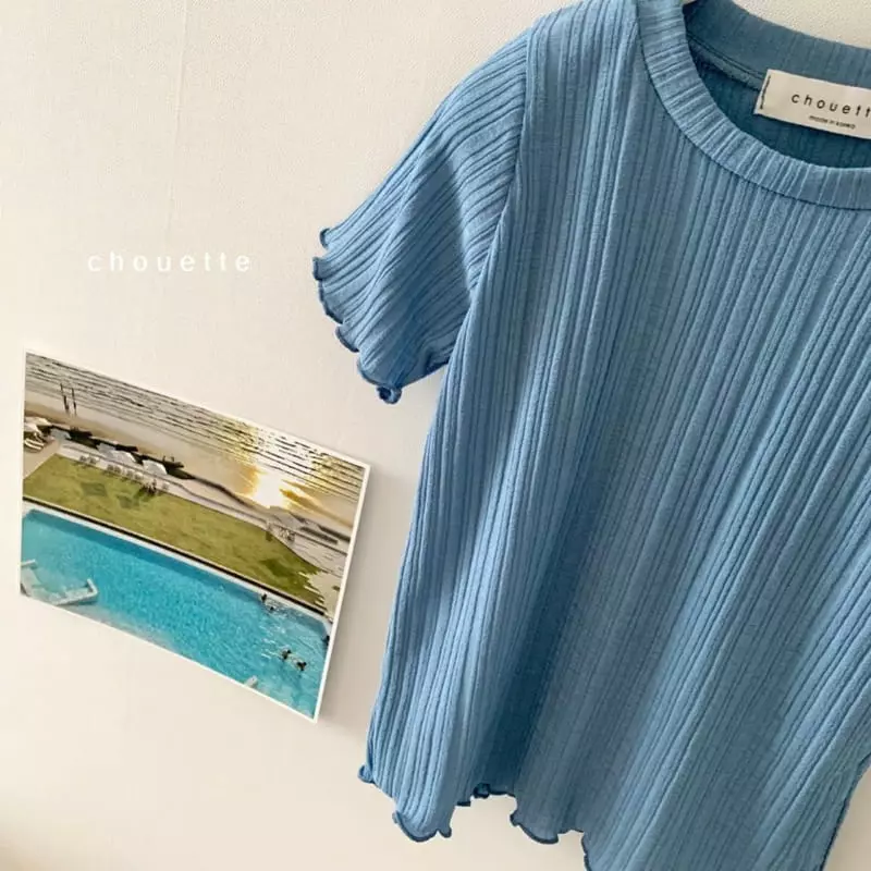 Chouette - Korean Children Fashion - #fashionkids - Pleats Rib Tee - 10