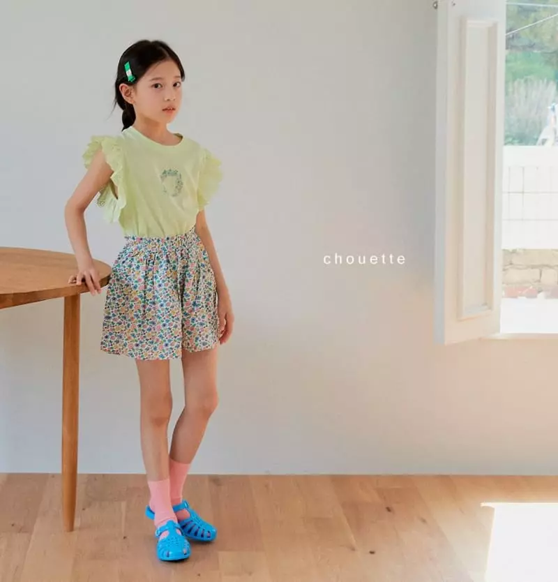 Chouette - Korean Children Fashion - #kidsshorts - Liss Wing Tee