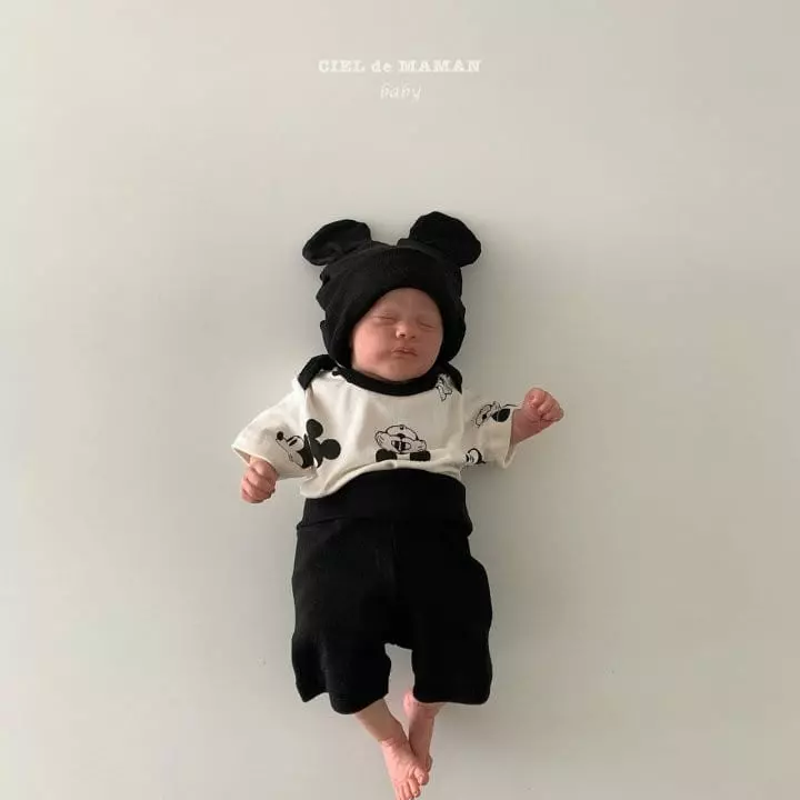 Ciel De Maman - Korean Baby Fashion - #babyboutique - Ang MK Bodysuit with Leggings Hat Bebe - 7