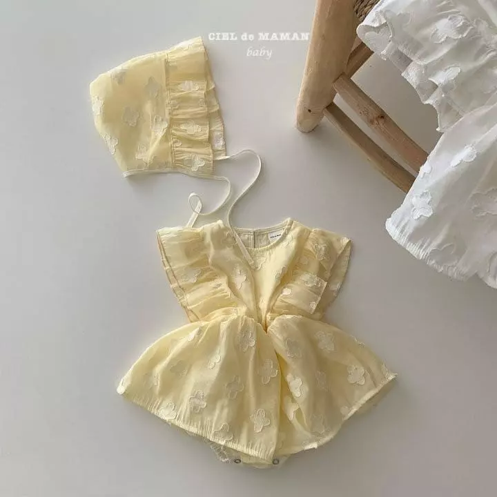 Ciel De Maman - Korean Baby Fashion - #babyoninstagram - Frea One-piece Bodysuit Bebe