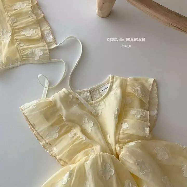 Ciel De Maman - Korean Baby Fashion - #babyootd - Frea One-piece Bodysuit Bebe - 2