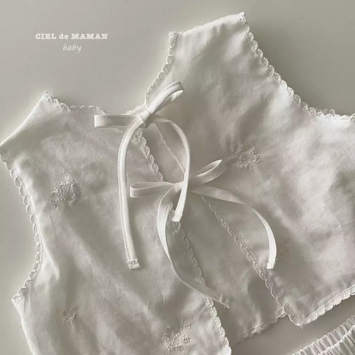 Ciel De Maman - Korean Baby Fashion - #babyoutfit - Pure Pore Top Bottom Set Bebe - 3