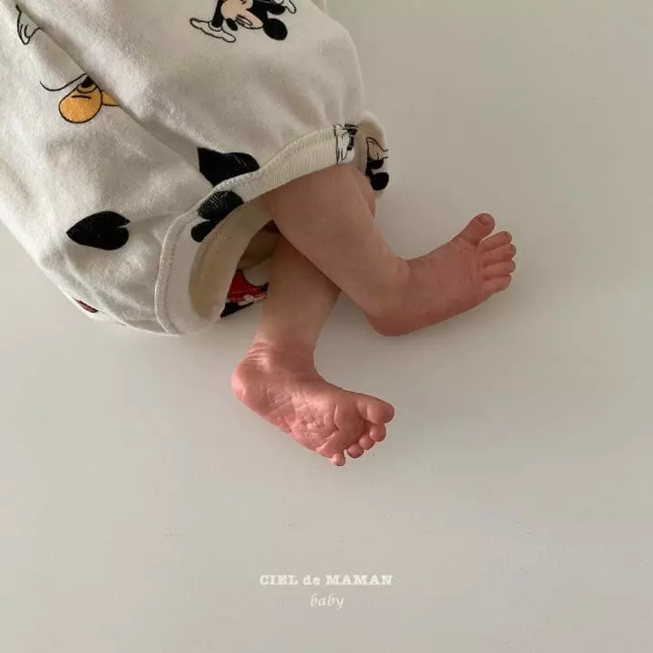 Ciel De Maman - Korean Baby Fashion - #babyoutfit - Love MK Top Bottom Set Bebe