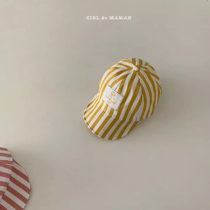 Ciel De Maman - Korean Baby Fashion - #babywear - Bebe Stripes Cap - 2