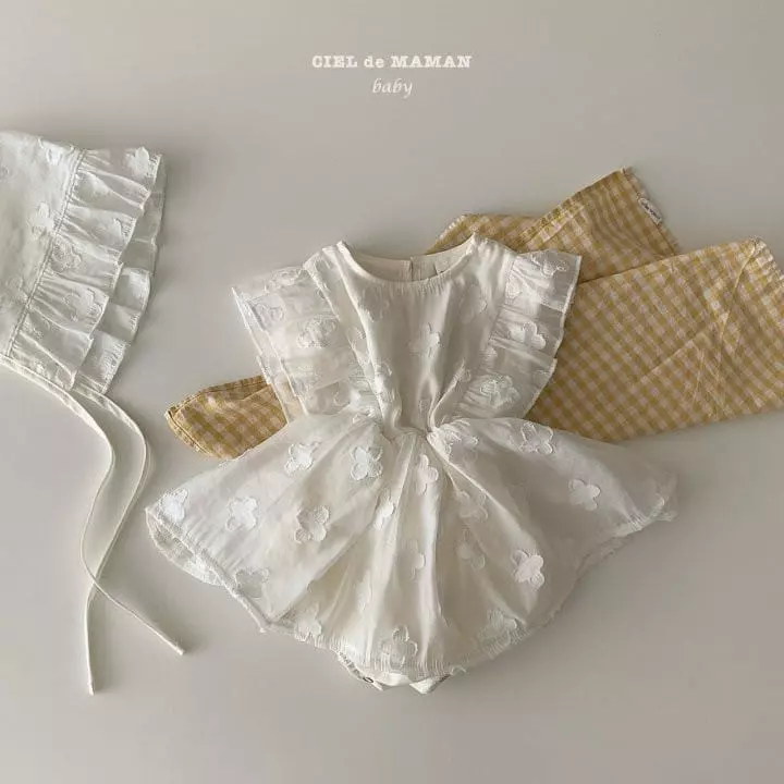 Ciel De Maman - Korean Baby Fashion - #onlinebabyboutique - Frea One-piece Bodysuit Bebe - 6