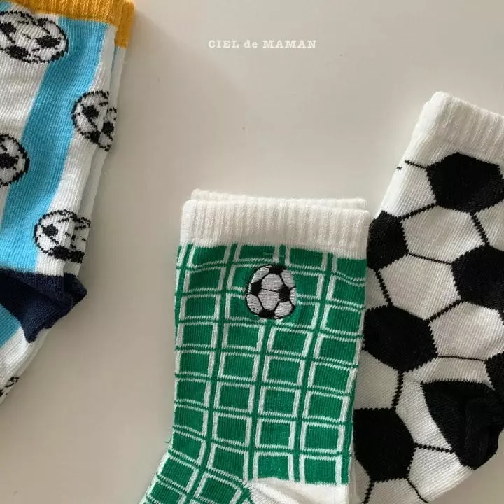 Ciel De Maman - Korean Children Fashion - #Kfashion4kids - Football Socks - 2