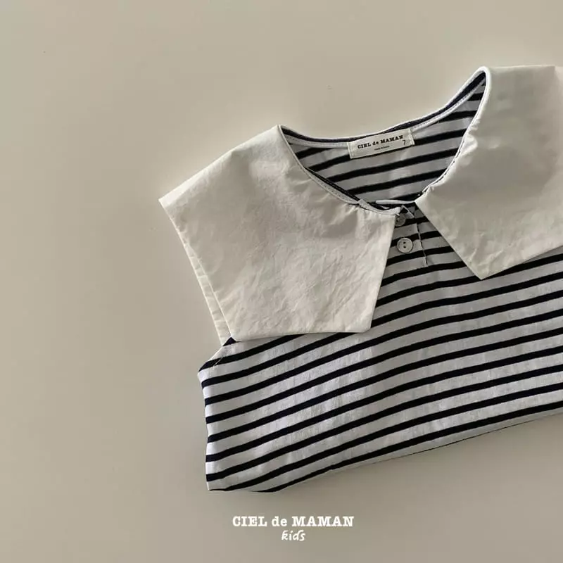 Ciel De Maman - Korean Children Fashion - #kidzfashiontrend - Marine Sailor Tee - 4