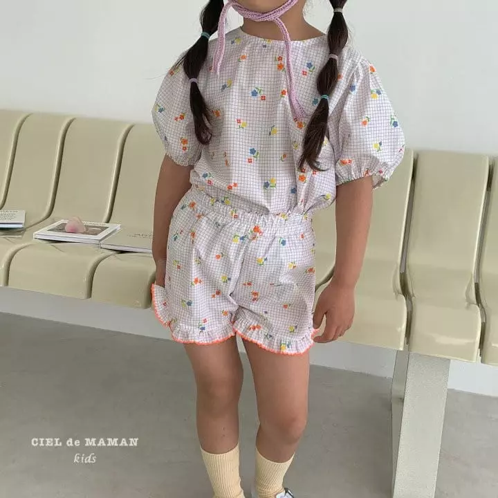 Ciel De Maman - Korean Children Fashion - #childofig - Kelly Top Shorts Set - 9