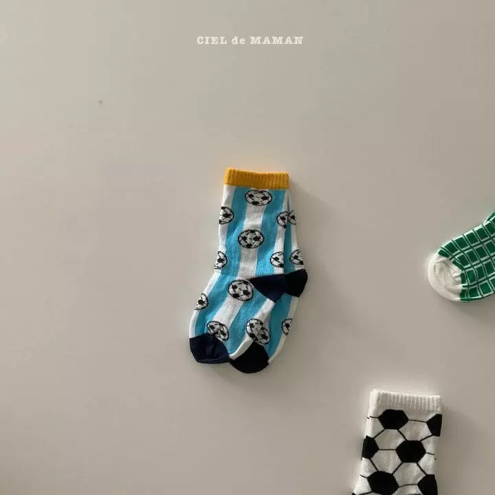 Ciel De Maman - Korean Children Fashion - #childofig - Football Socks - 7