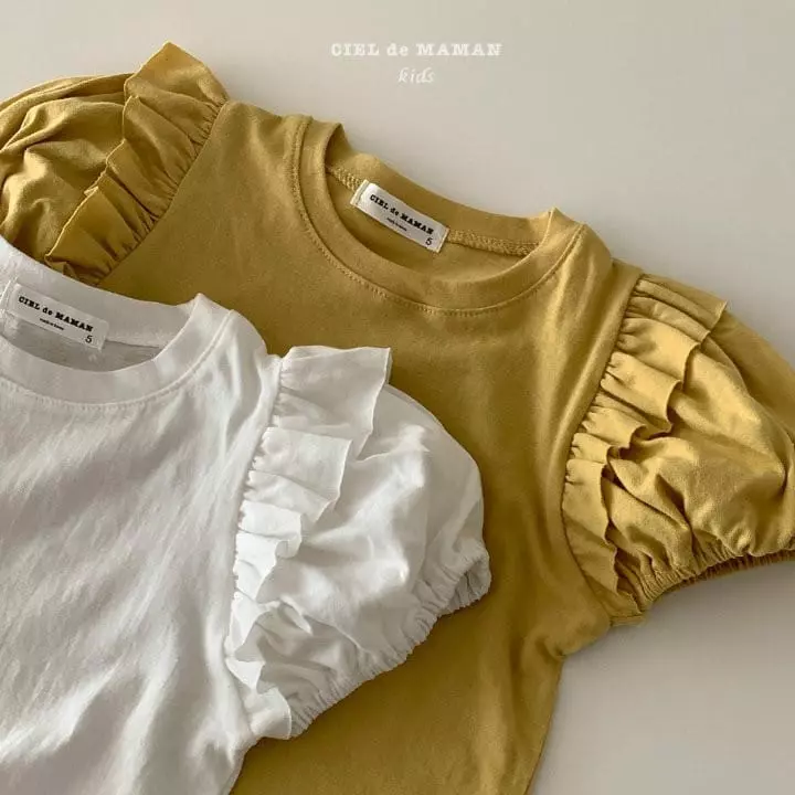 Ciel De Maman - Korean Children Fashion - #childofig - Puff Tee - 4