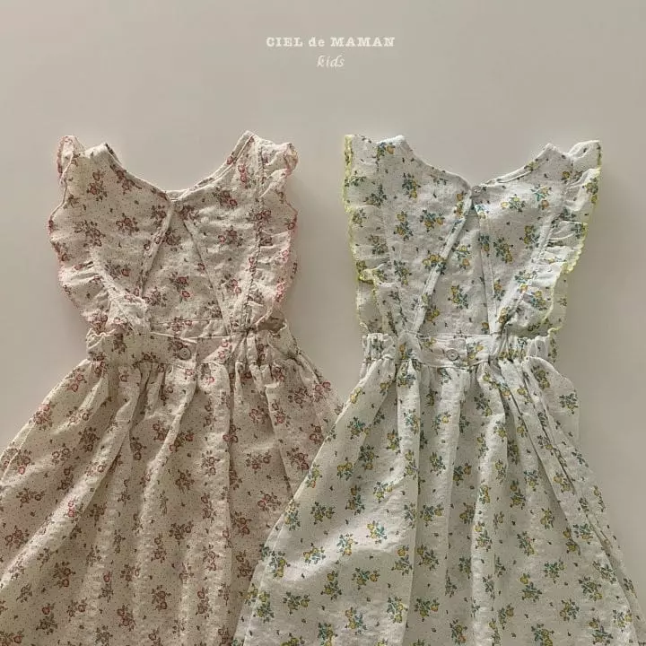 Ciel De Maman - Korean Children Fashion - #childrensboutique - Bella Apron One-piece - 5