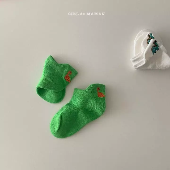 Ciel De Maman - Korean Children Fashion - #childrensboutique - Embroidery Socks - 8