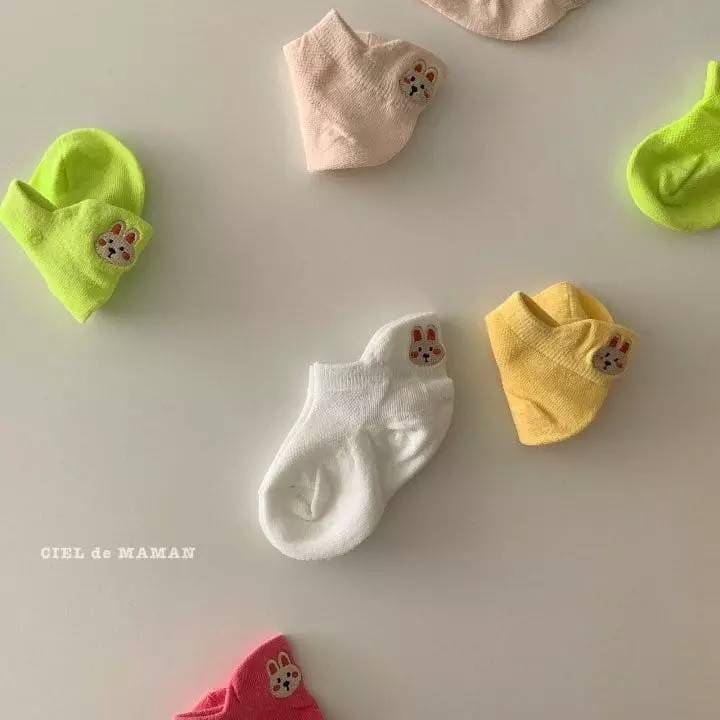 Ciel De Maman - Korean Children Fashion - #designkidswear - Embroidery Socks - 9