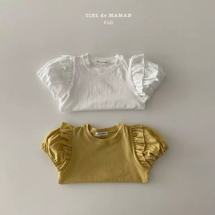 Ciel De Maman - Korean Children Fashion - #fashionkids - Puff Tee - 7