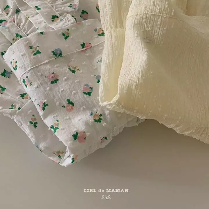 Ciel De Maman - Korean Children Fashion - #fashionkids - Frill Top Bottom Set - 7
