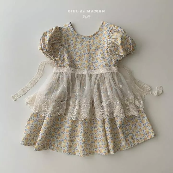 Ciel De Maman - Korean Children Fashion - #discoveringself - Alice Apron - 4