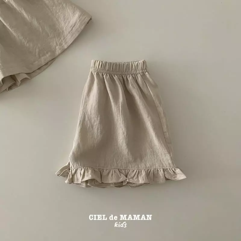 Ciel De Maman - Korean Children Fashion - #kidzfashiontrend - Balloon Cross Top Bottom Set - 5