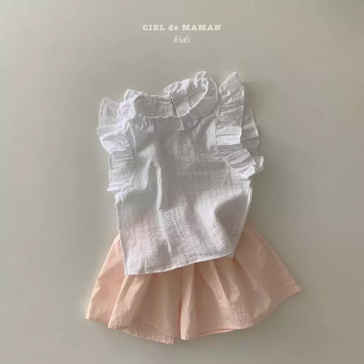 Ciel De Maman - Korean Children Fashion - #littlefashionista - Frill Blouse - 6