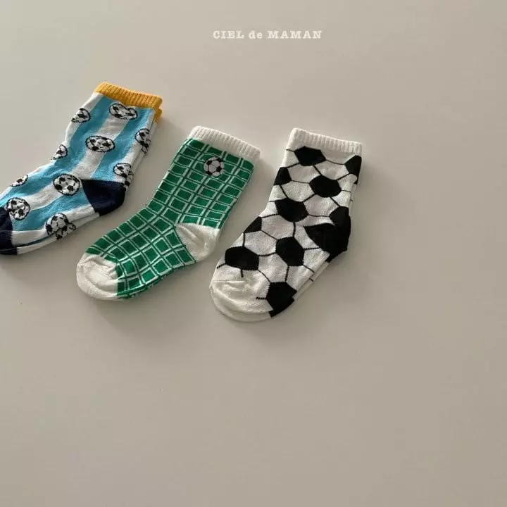 Ciel De Maman - Korean Children Fashion - #littlefashionista - Football Socks - 3