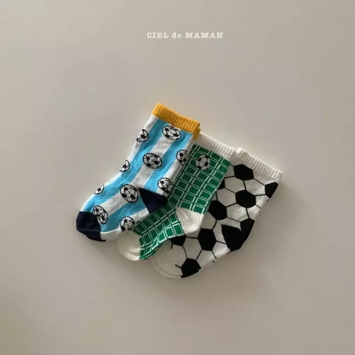 Ciel De Maman - Korean Children Fashion - #littlefashionista - Football Socks - 4