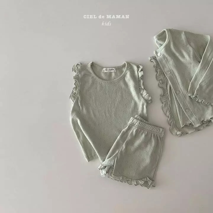 Ciel De Maman - Korean Children Fashion - #prettylittlegirls - Mejon Cardigan Set - 2