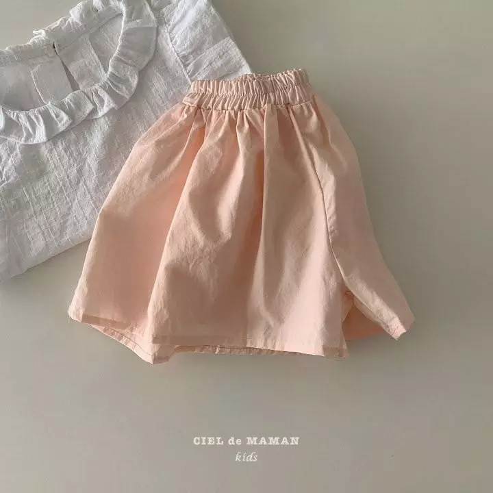 Ciel De Maman - Korean Children Fashion - #prettylittlegirls - Plare Skirt Shorts - 8
