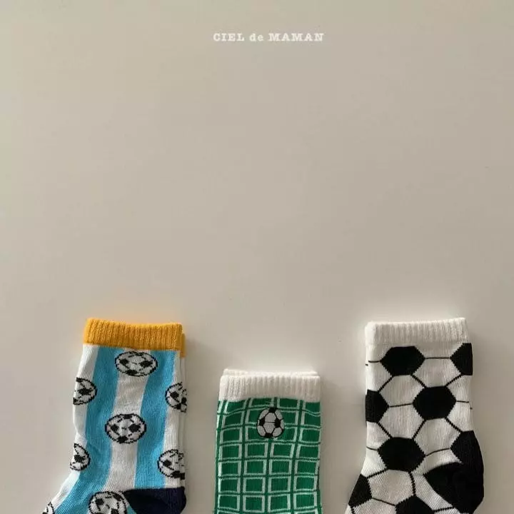 Ciel De Maman - Korean Children Fashion - #prettylittlegirls - Football Socks - 6