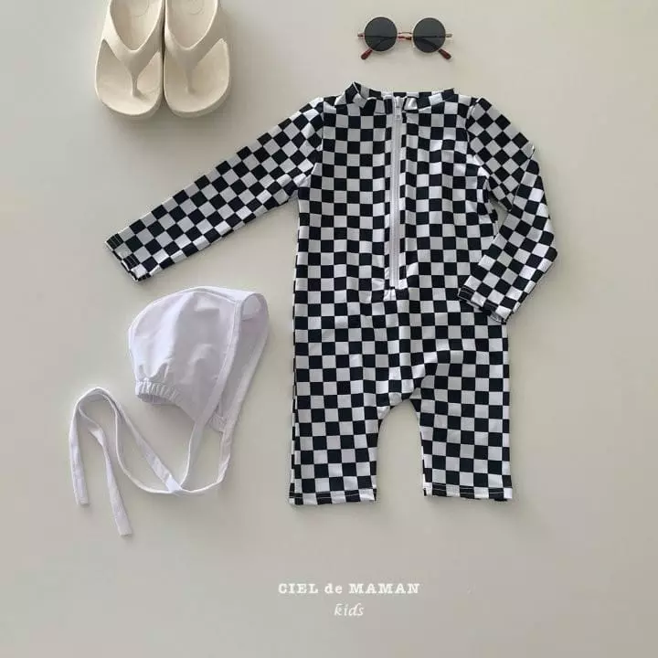 Ciel De Maman - Korean Children Fashion - #toddlerclothing - Swim Bodysuit Long Pants - 4