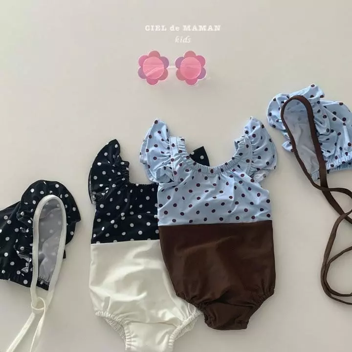 Ciel De Maman - Korean Children Fashion - #todddlerfashion - Swim Bodysuit One-piece - 4