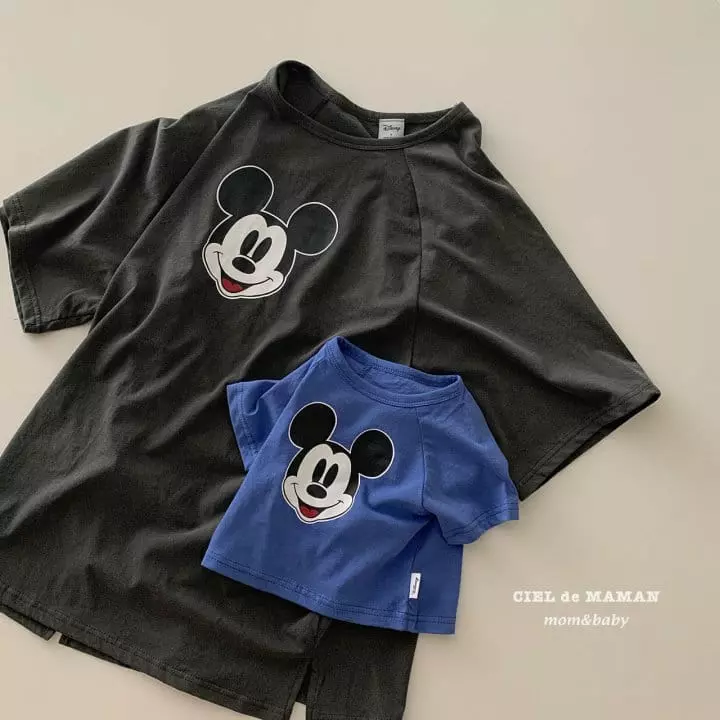 Ciel De Maman - Korean Women Fashion - #restrostyle - Mom Mickey Tee - 3