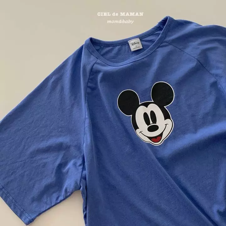 Ciel De Maman - Korean Women Fashion - #restrostyle - Mom Mickey Tee - 4