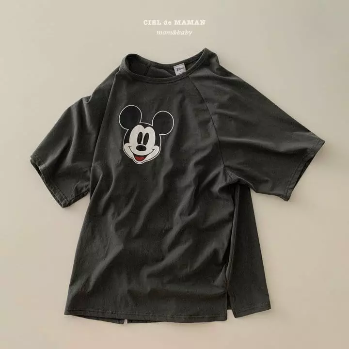Ciel De Maman - Korean Women Fashion - #vintagekidsstyle - Mom Mickey Tee