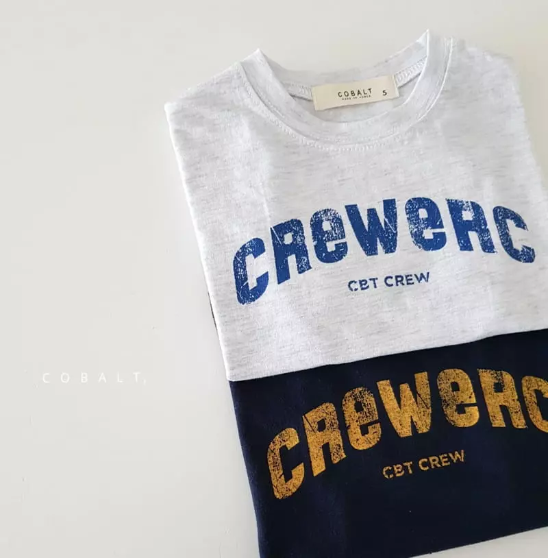 Cobalt - Korean Children Fashion - #childofig - Crew Tee - 4