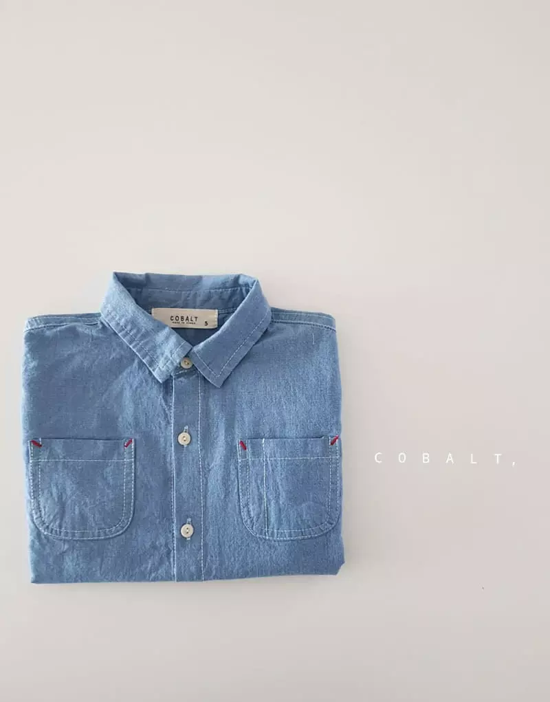 Cobalt - Korean Children Fashion - #childofig - Work Shirt - 2