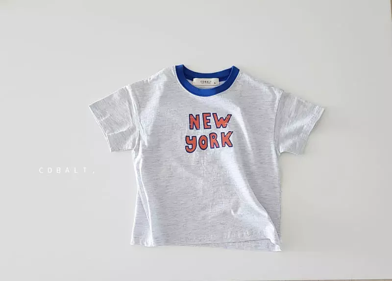 Cobalt - Korean Children Fashion - #designkidswear - Newyork Tee - 8