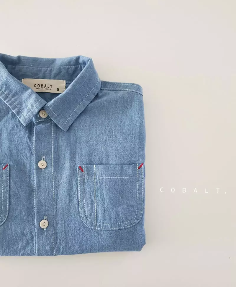 Cobalt - Korean Children Fashion - #designkidswear - Work Shirt - 5