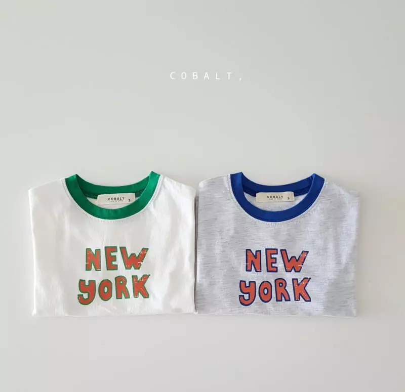 Cobalt - Korean Children Fashion - #fashionkids - Newyork Tee - 10