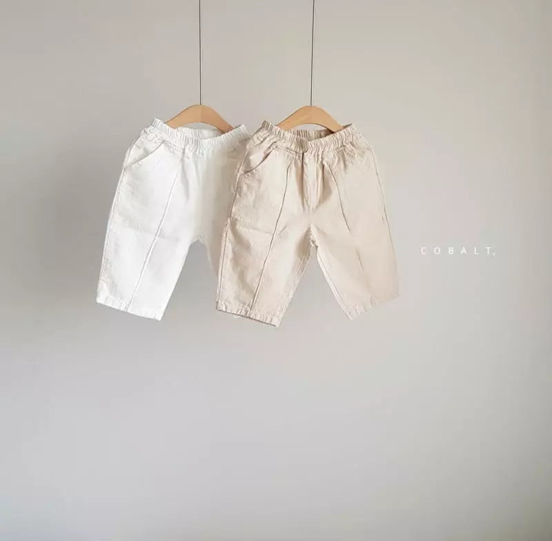 Cobalt - Korean Children Fashion - #fashionkids - Linen Capri Pants