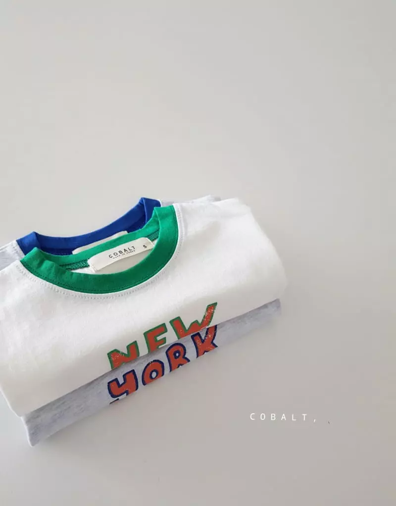 Cobalt - Korean Children Fashion - #kidsshorts - Newyork Tee - 11