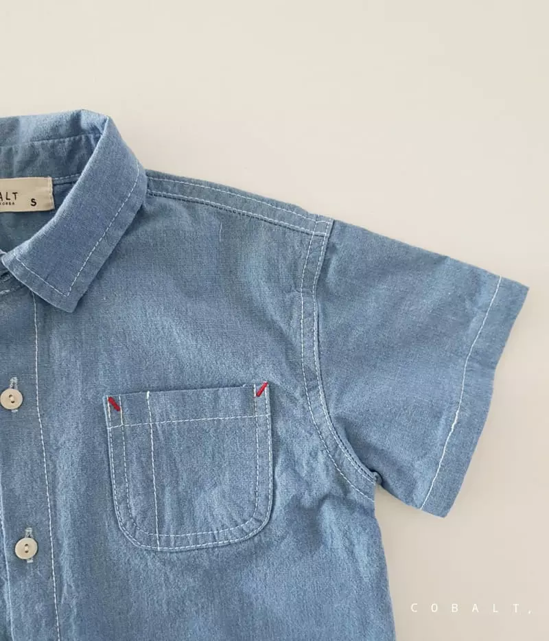 Cobalt - Korean Children Fashion - #kidsshorts - Work Shirt - 8