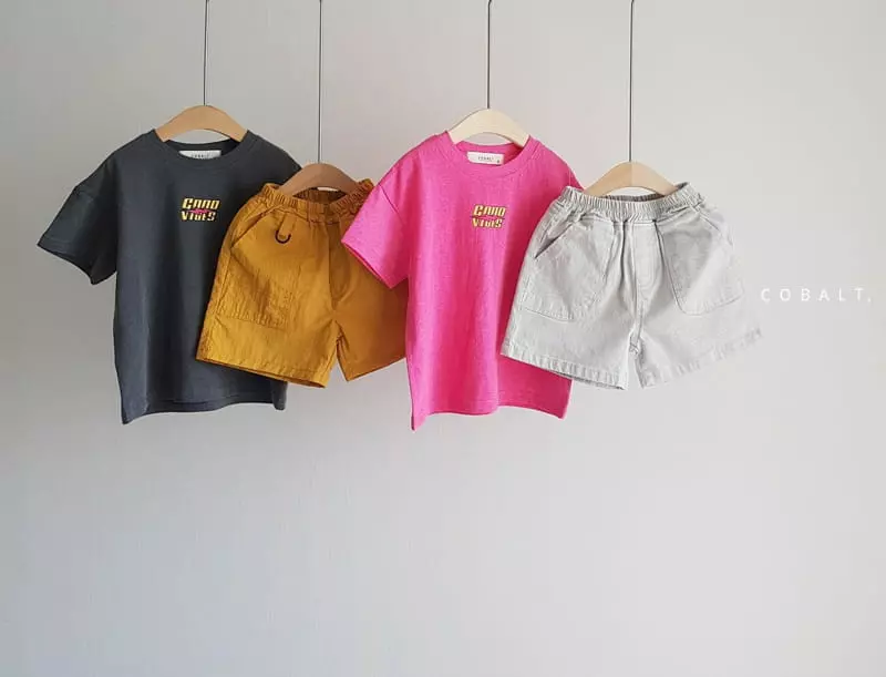 Cobalt - Korean Children Fashion - #kidsshorts - Pig Pip Tee - 6