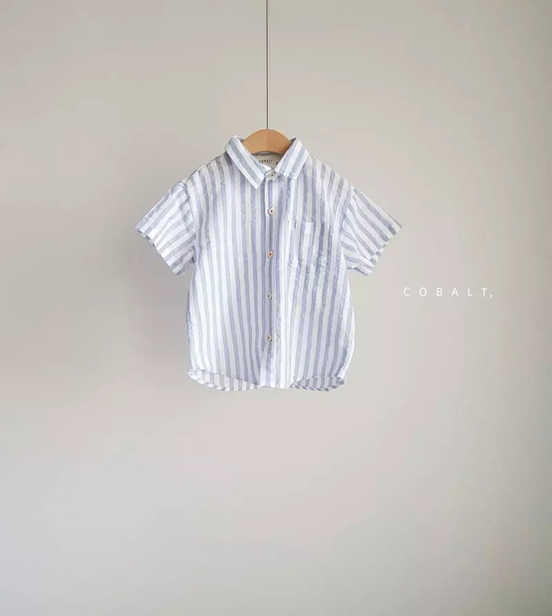 Cobalt - Korean Children Fashion - #kidsstore - Natural Shirt - 2