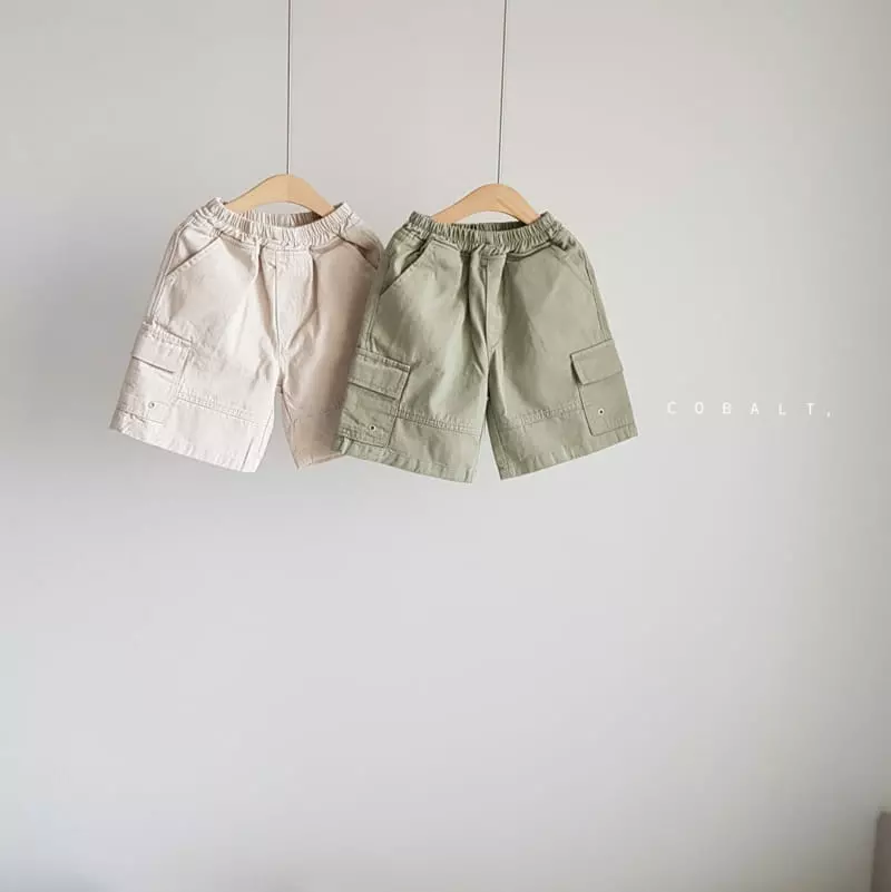 Cobalt - Korean Children Fashion - #kidzfashiontrend - Eyelet Cargo Pants